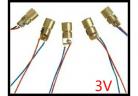 3V laser diode laser head, point-like, copper semiconductor laser tube, 6MM outer diameter