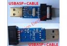  usbasp usbisp avr download cable, 51/AVR/USB download cable, avrusb download cable factory
