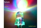 LEDs 5MM colorful three-color light-emitting diodes, colorful light tube LED, three-color, flash factory