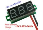  Red 0.28 inch 3.50-30.0V digital two-line display variable number of precision / digital voltmeter factory