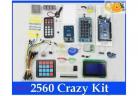 Electronic Project Starter Kit Mega 2560 Crazy kit RFID lcd SD RTC EEPROM IR Control Matrix keypad w
