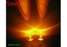 LEDs 5mm Orange LED Round Light-emitting diode  factory