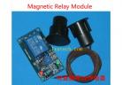 Magnetic relay module, wired magnetic door / gate switch alarm system alarm placket open relay