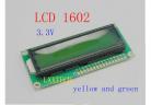 LCD Module LCD1602 yellow and green screen screen with backlight LCD display 1602A-3.3v