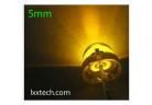 5MM yellow straw hat big yellow LED, astigmatism light tube 1.8V 