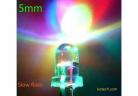 5MM colorful three-color light-emitting diodes, colorful light tube LED, three-color,Slow flash