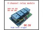 Relay&Relay Module 4-channel relay module expansion board high level trigger  5V/9V/12V/24V factory