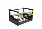 Rig frame Veddha T3 6 GPU Aluminum Rig Open Air Frame Case Easy Assemble factory
