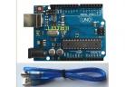 UNO R3 board MEGA328P 100% original and new ATMEGA16U2 + 1PCS USB Cable for Ardu 