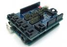 FOR Arduino Sensor Shield V4.0 digital analog module for Arduino UNO Mega 2560 Duemilanove AVR, High quality  factory