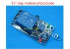 5V relay module photodiode module,light control switch, light detection, light sensors