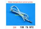 Water temperature sensor probe, thermistor probe, NTC precision, 10K, 1% accuracy