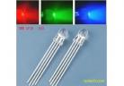 LEDs 5MM F5 full-color light-emitting diodes, ultra bright red, green and blue beads of female legs in tr factory