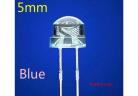 5MM blue straw hat big blue LED, astigmatism light tube 3.2-3.4V